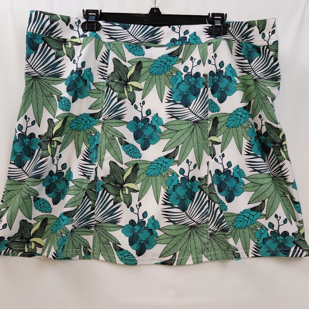 Ripskirt Hawaii Tropics Green Length 2 Women's Size XXL New With Tags - Picture 2 of 5